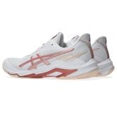ASICS Ballistic FF 4 White / Rose Rouge Netball Trainers