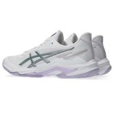 ASICS Ballistic FF 4 White / Dahlia Netball Trainers