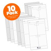 Netball Umpire Scorecards | Halves