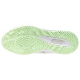 Mizuno Luminous Elite White/Aqua Gray/Ambrosia Netball Trainers