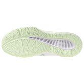 Mizuno Lightning Star White/Aqua Gray/Ambrosia Junior Netball Trainers