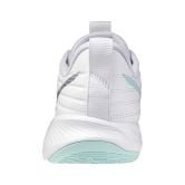 Mizuno Momentum Pro White/Blue Tint Netball Trainers
