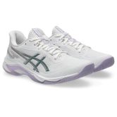 ASICS Ballistic FF 4 White / Dahlia Netball Trainers