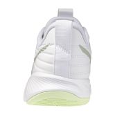 Mizuno Momentum Pro White/Aqua Gray/Ambrosia Netball Trainers