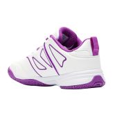 Gilbert Volt White/Purple Junior Netball Trainers