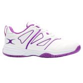 Gilbert Volt White/Purple Junior Netball Trainers
