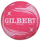 10 x Gilbert Pulse Pink Netball Bundle Plus Gilbert Ball Sack