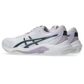 ASICS Shield FF 2 White / Raw Indigo Netball Trainers