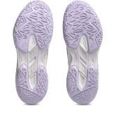 ASICS Powerbreak White / Foggy Teal Junior Netball Trainers