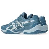 ASICS Powerbreak Saba Blue / White Junior Netball Trainers