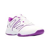 Gilbert Volt White/Purple Junior Netball Trainers