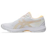 ASICS Academy 10 White / Rose Gold Netball Trainers