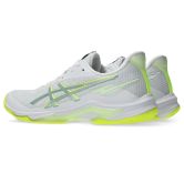 ASICS Ballistic FF 4 White / Safety Yellow Netball Trainers