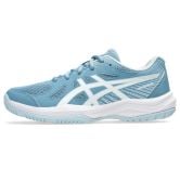 ASICS Upcourt Saba Blue / White Junior Netball Trainers