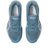 ASICS Powerbreak Saba Blue / White Junior Netball Trainers