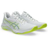 ASICS Ballistic FF 4 White / Safety Yellow Netball Trainers