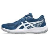 ASICS Upcourt Mako Blue / White Junior Netball Trainers