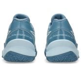 ASICS Powerbreak Saba Blue / White Junior Netball Trainers