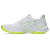 ASICS Ballistic FF 4 White / Safety Yellow Netball Trainers