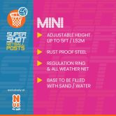NUK Super Shot Mini Netball Post