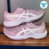 ASICS Upcourt Morganite / White Junior Netball Trainers