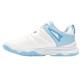 Gilbert Impact White/Blue Junior Netball Trainers