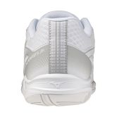 Mizuno Cyclone Speed 5 Junior White/Harbour Mist Falls Netball Trainers