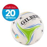Gilbert Pulse Multi Netball Multi-Buy x20