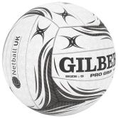 Gilbert Pro Grip Netball White/Black