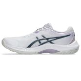 ASICS Shield FF 2 White / Raw Indigo Netball Trainers