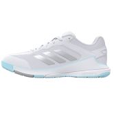 Adidas Netcourt Pro White / Silver Metallic / Grey Netball Trainers