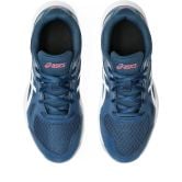 ASICS Upcourt Mako Blue / White Junior Netball Trainers