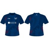 Oldham Netball Club Navy Blue/Royal Blue/ Light Red VX3 Training T-Shirt Youth