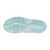 Mizuno Cyclone Speed 5 Junior White/Black/Frozen Emerald Netball Trainers