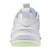 Mizuno Stealth Neo 2.1 White/Aqua Gray Netball Trainers