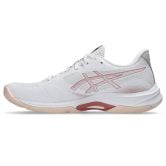 ASICS Ballistic FF 4 White / Rose Rouge Netball Trainers