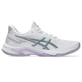 ASICS Ballistic FF 4 White / Dahlia Netball Trainers