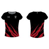 Saddleworth Netball Club VX3 Black Court Tee | Youth
