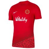 England Roses Short Sleeve Training Shirt Red | Mens