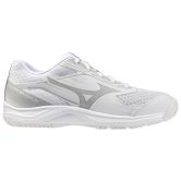 Mizuno Cyclone Speed 5 Junior White/Harbour Mist Falls Netball Trainers