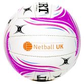 Gilbert Spectra White/Purple Netball