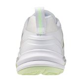 Mizuno Wave Stealth Elite White/Aqua Gray Netball Trainers