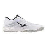 Mizuno Lightning Star Z7 White/Black/Fiery Red Junior Netball Trainers
