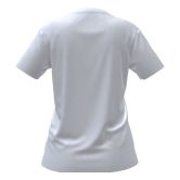 Adidas Women's Netball Logo Tee | White / Blue