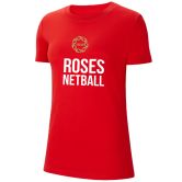 Nike England Roses Red Cotton Tee | Womens