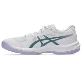 ASICS Upcourt White / Foggy Teal Junior Netball Trainers
