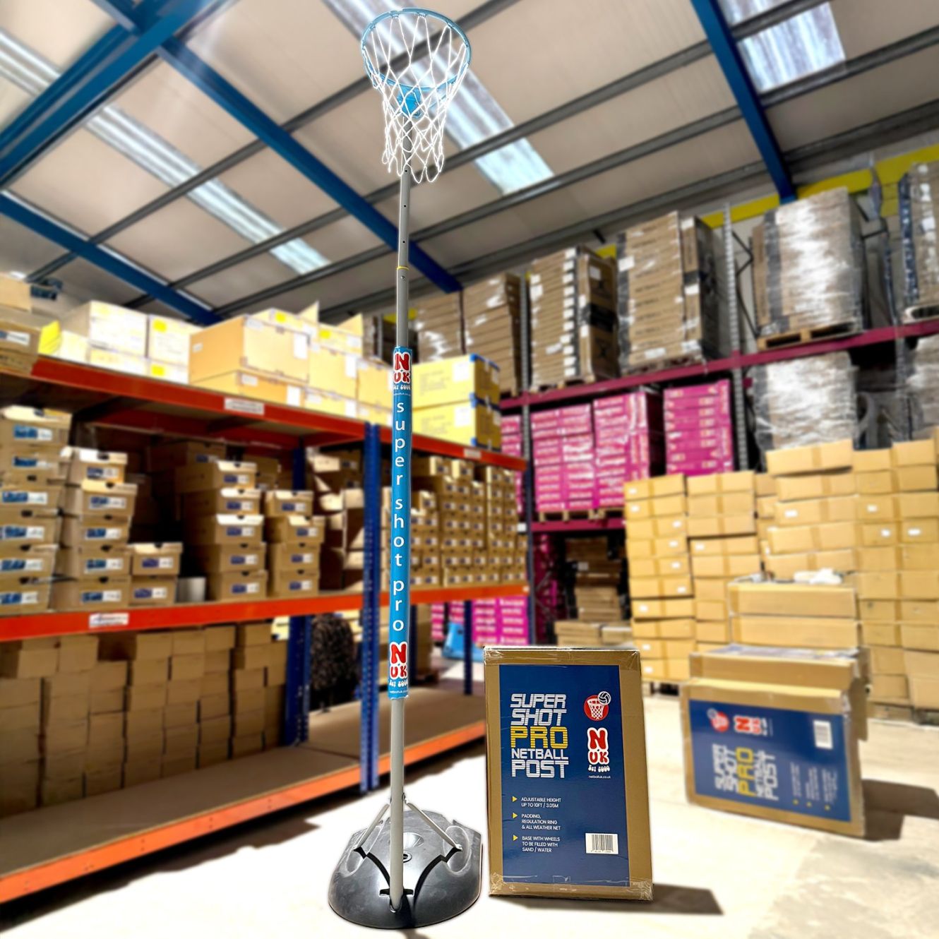 Super Shot Pro Netball Post from Netball UK
