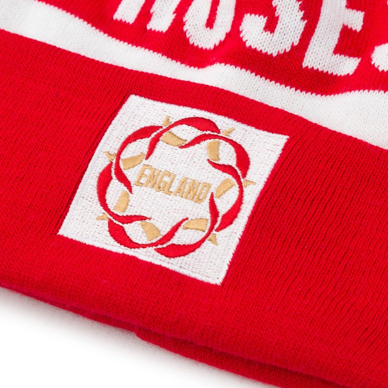 England Roses Netball Bobble Beanie Hat | Netball UK