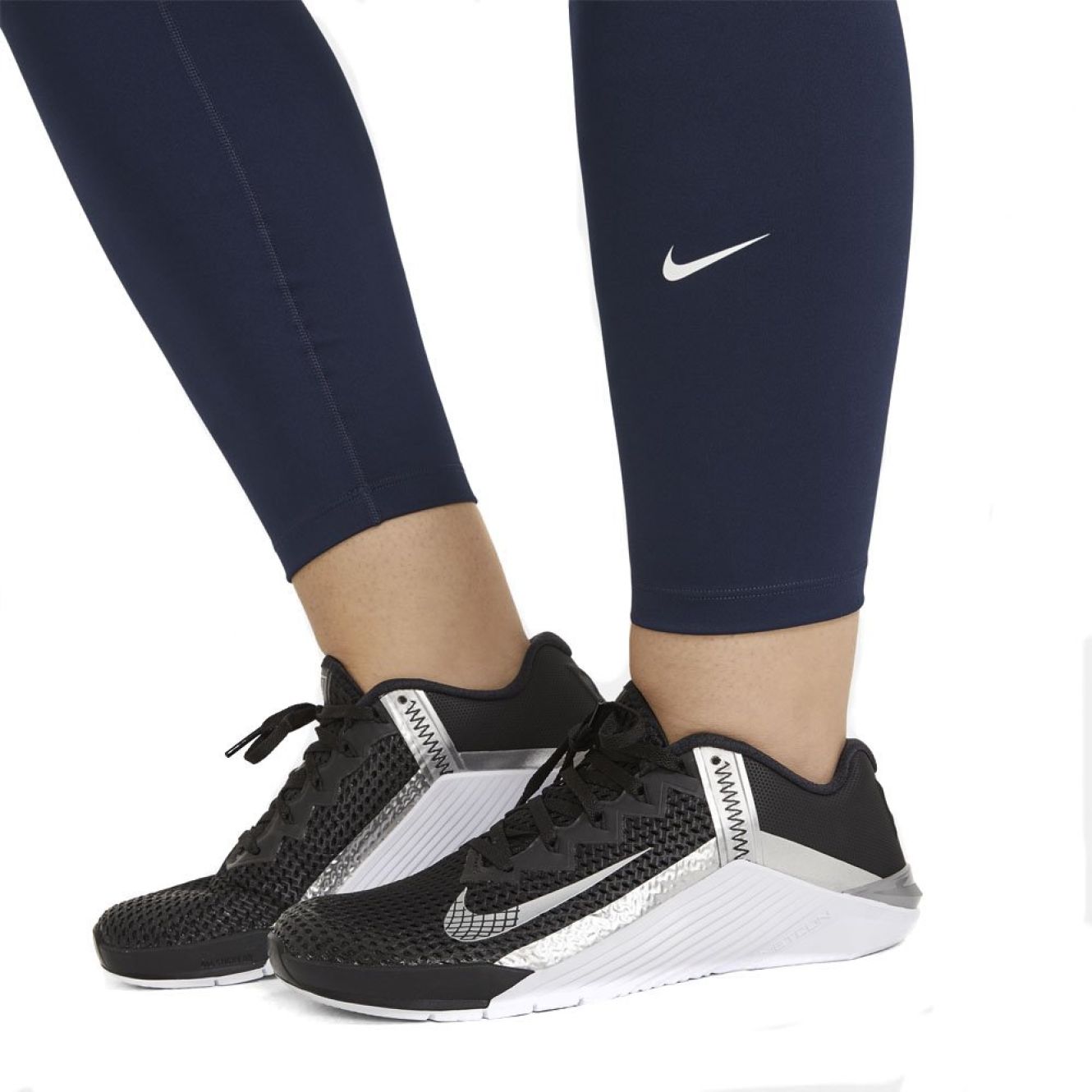 Nike One Navy Blue Leggings Netball Training Netball UK