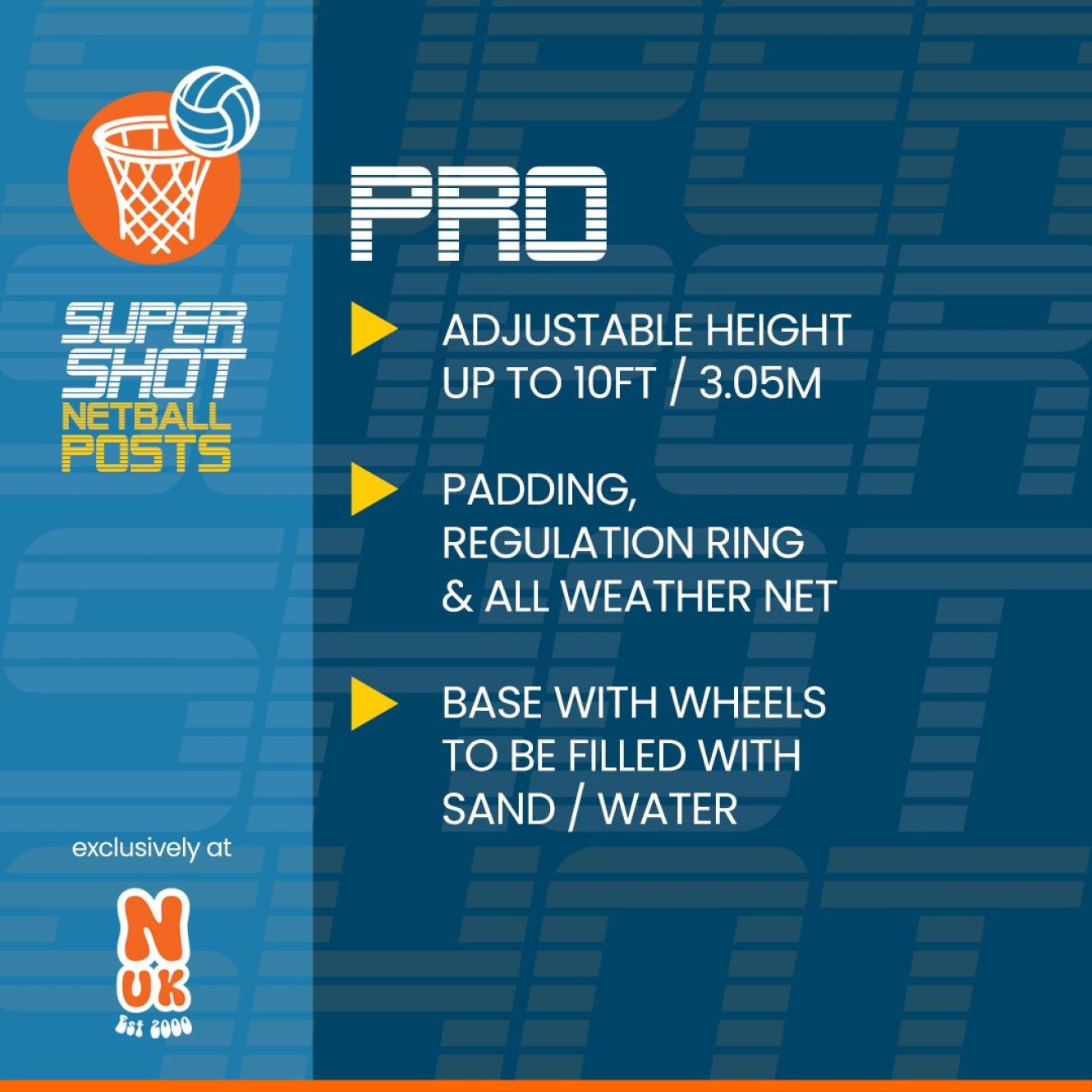 Super Shot Pro Netball Post from Netball UK